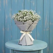 Букет цветов из:  Гипсофила в Малке