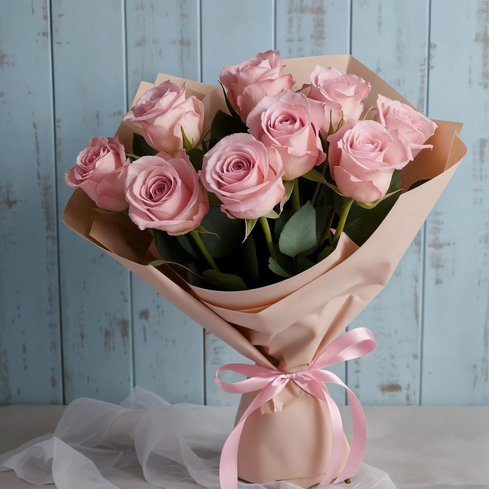 Букет цветов из: Розы в Малке