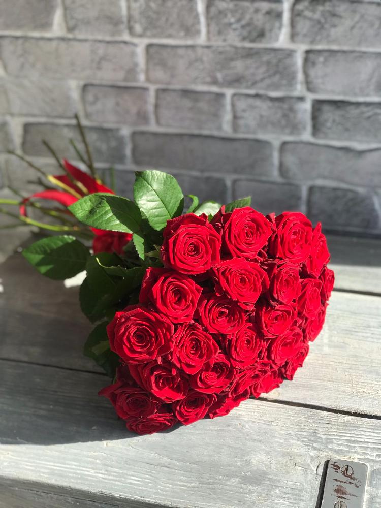 Букет Красные розы Фридом в Малке