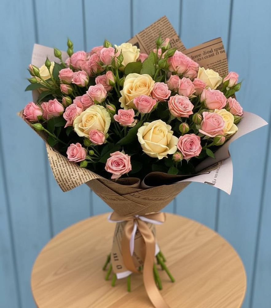 Букет цветов из: Розы в Малке