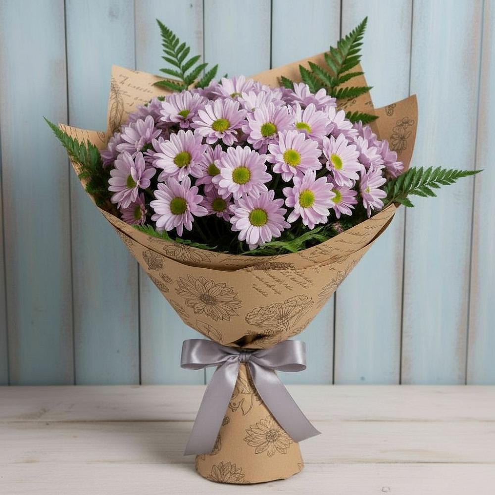 Букет цветов из: Хризантемы в Малке