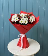 Букет цветов из:  Хризантемы #REPLACE_PRED# Малке