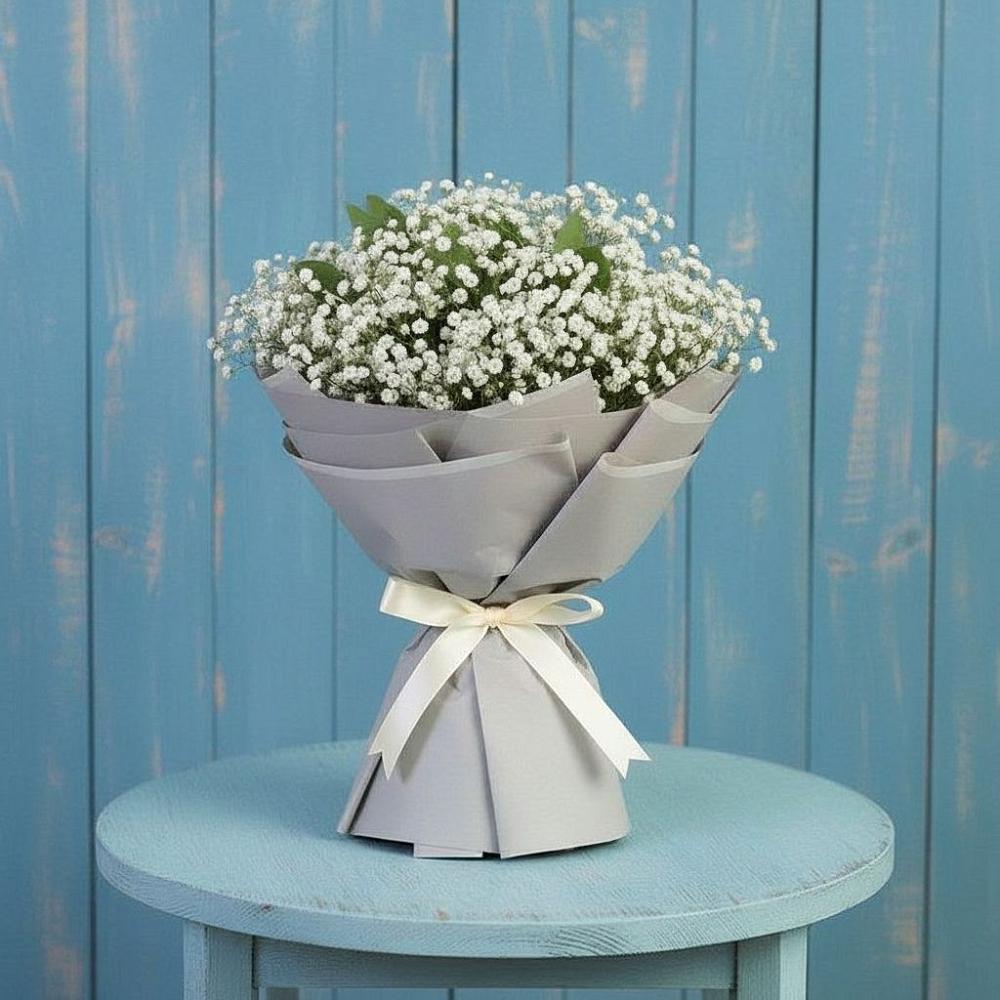 Букет цветов из: Гипсофила в Малке