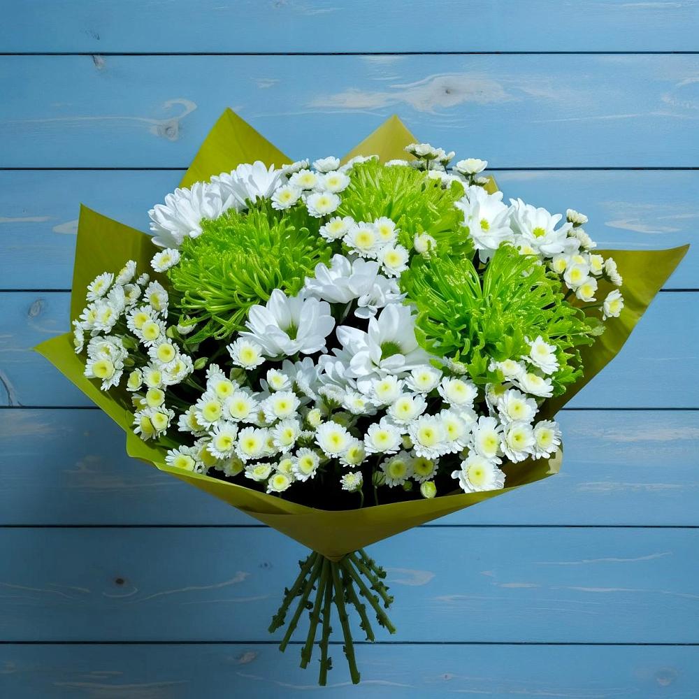 Букет цветов из: Хризантемы в Малке