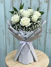 Букет цветов из:  Розы в Малке