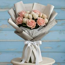 Букет цветов из:  Розы в Малке
