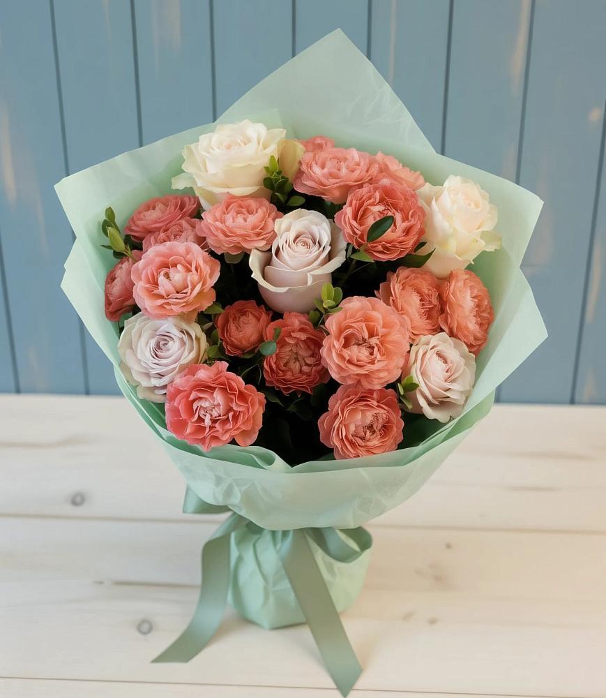 Букет цветов из: Розы в Малке