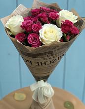 Букет цветов из:  Розы в Малке