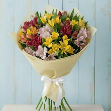 Букет цветов из:  Альстромерии в Малке